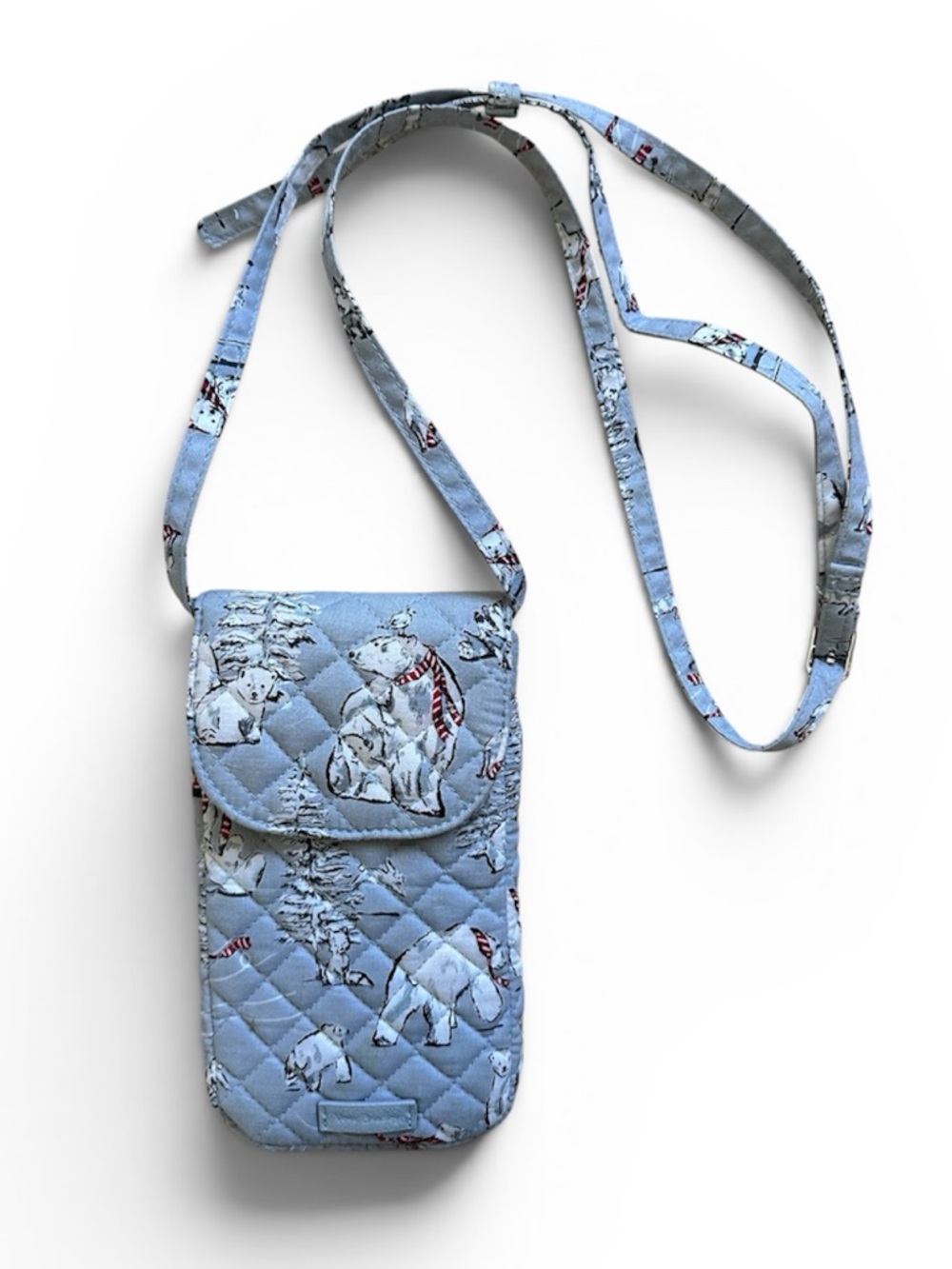 Vera Bradley Polar Bear Quilted Crossbody Phone Pouch